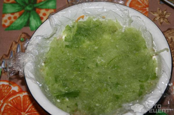 Салат из зеленой редьки