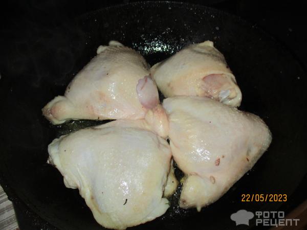 Курица под кефирным соусом фото