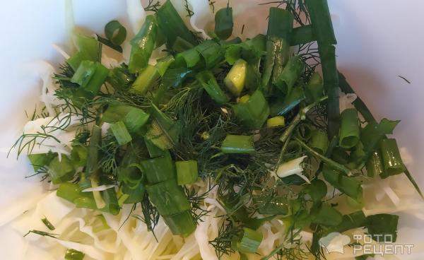 Салат с капустой огурцами