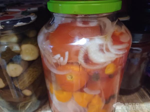 Консервированные помидоры с морковью фото
