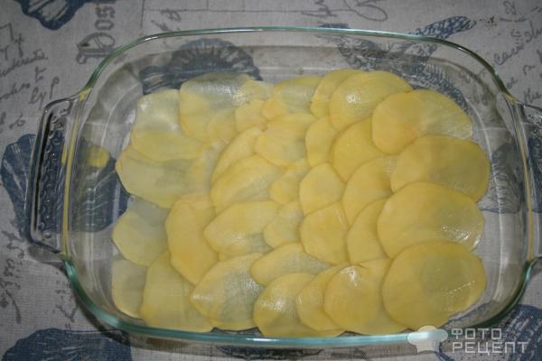 Картофельная запеканка из куриных грудок
