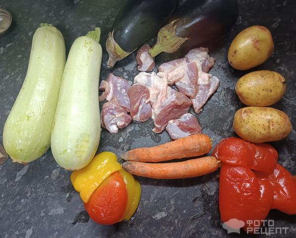 Овощной соус со свиными ребрышками фото