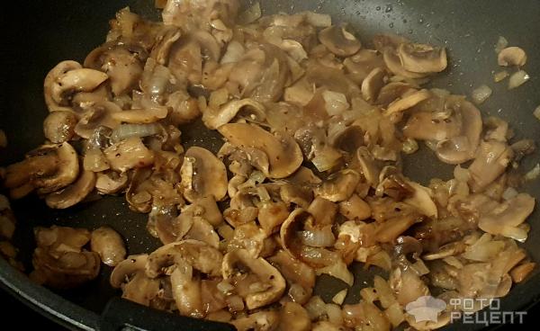 Говядина с грибами в кремовом сливочном соусе