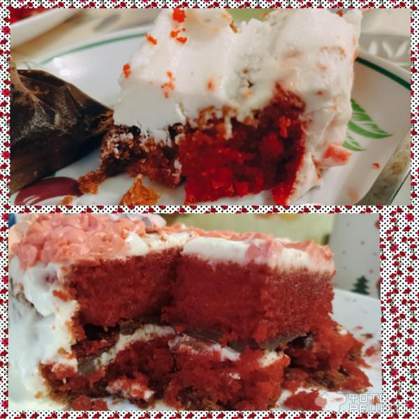Крем для торта Красный бархат фото