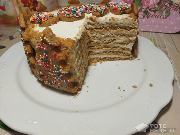 Торт с творожным кремом фото