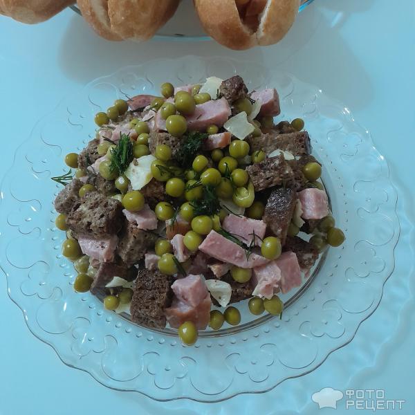 Салат со шпротами «Бородинский» - Пошаговый рецепт с фото | Салаты