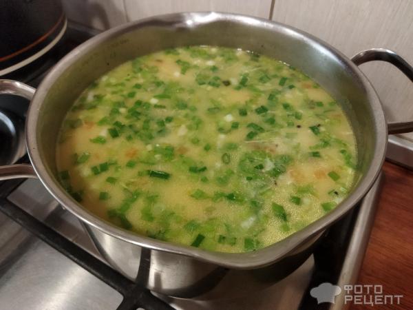 Куриный суп с плавленными сырками фото