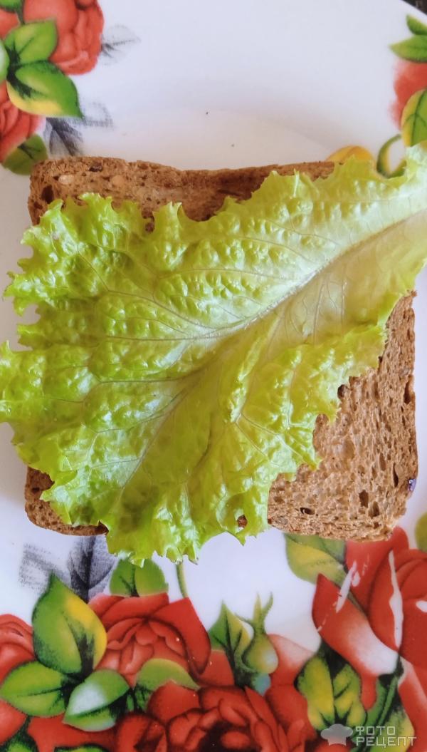 Сендвич с тунцом фото