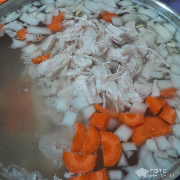 Куриный суп с помидорами фото