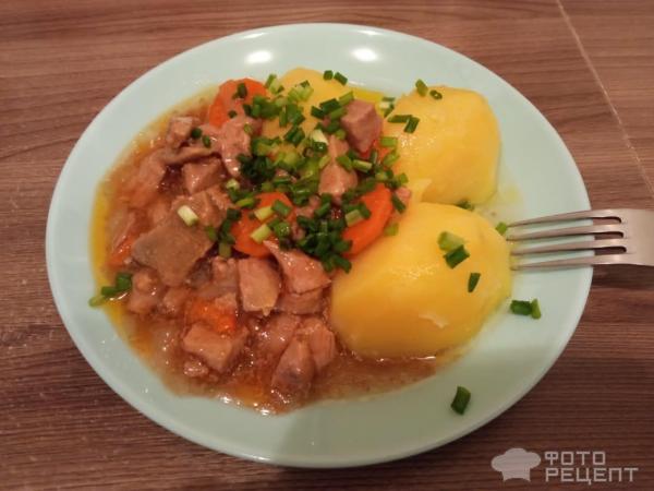 Гуляш из бедра индейки фото