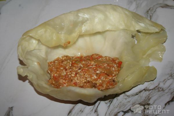 Голубцы с куриным фаршем