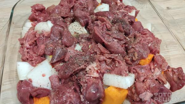 Паштет из куриной печени и овощей фото