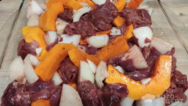 Паштет из куриной печени и овощей фото