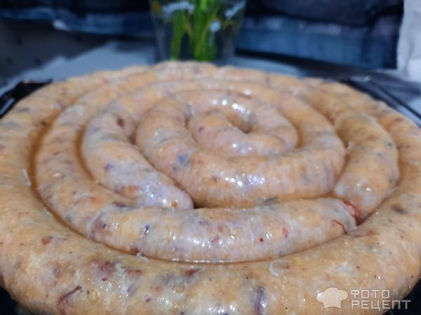 Бульбяная кишка со шкварками и жареным луком. Картофельная колбаса