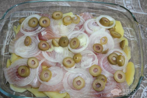 Запеканка из рыбы и картофеля