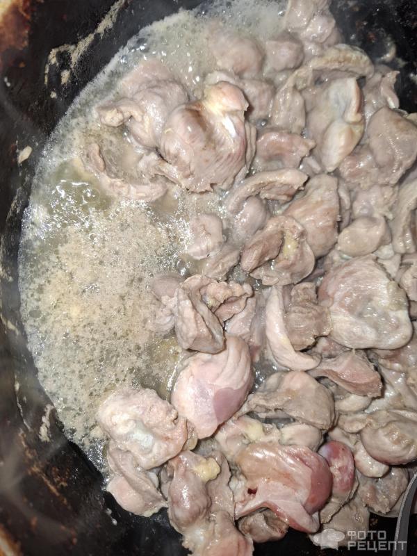 Куриные желудочки фото