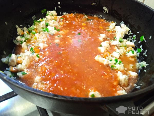 Куриный суп с рисом фото