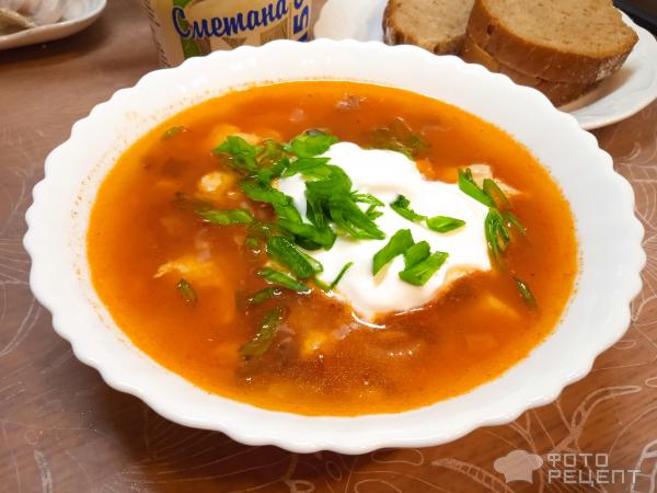Куриный суп с рисом фото