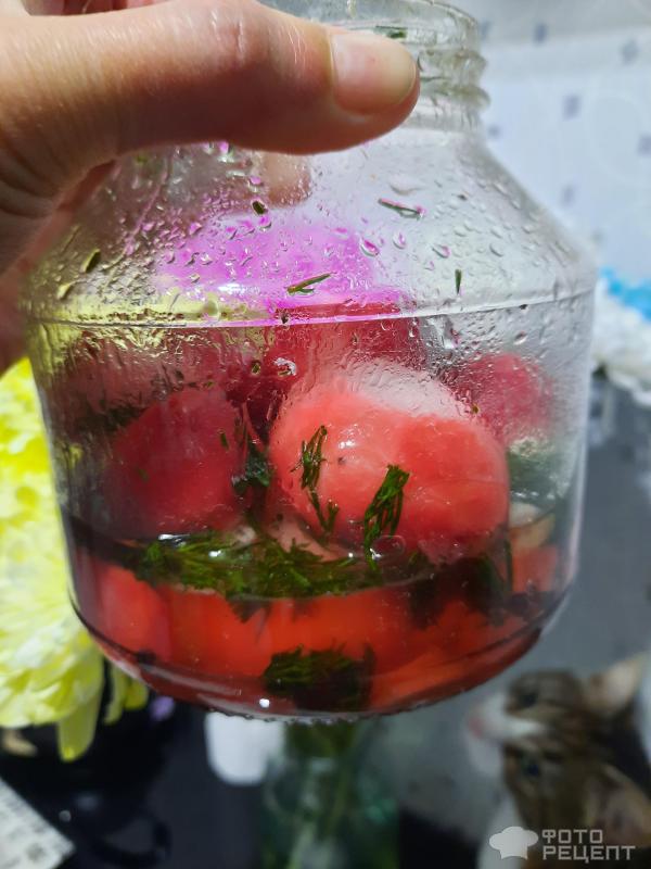 Маринованная битая редиска