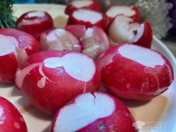 Маринованная битая редиска