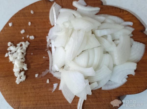 Салат из куриной печени и овощей фото