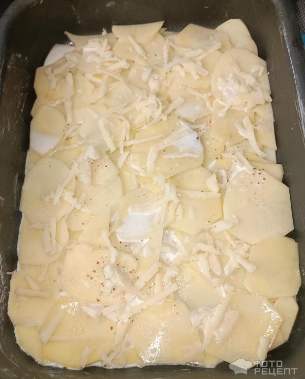 Гратен картофельный со сливками
