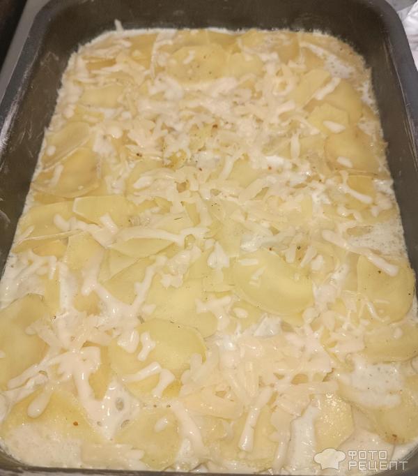 Гратен картофельный со сливками