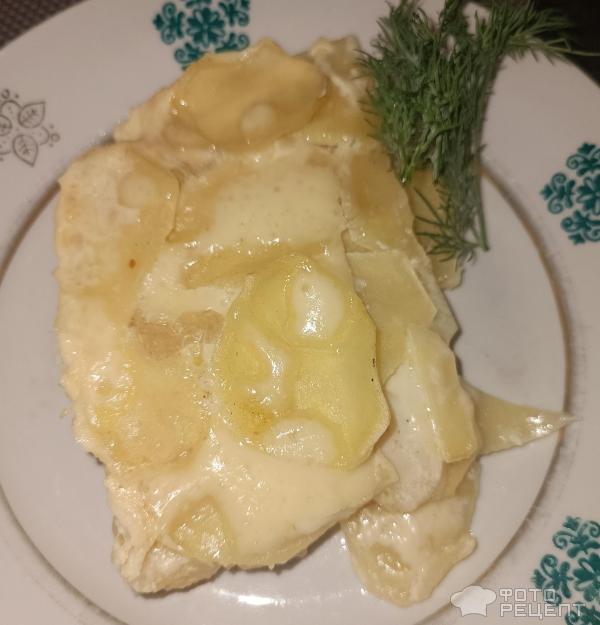 Гратен картофельный со сливками