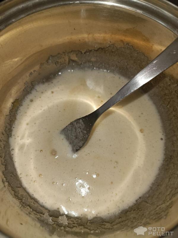 Манник с творогом и яблоками
