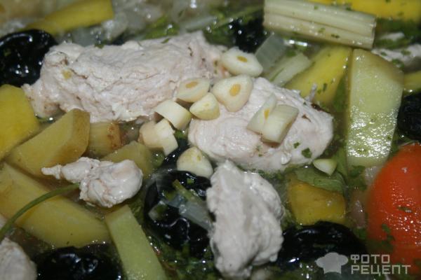 Индейка с овощами