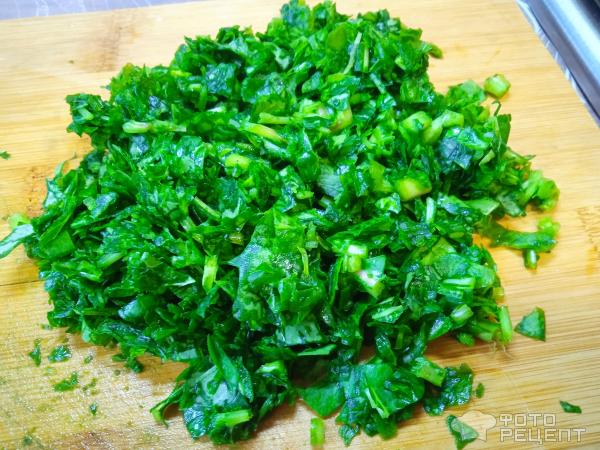 Суп куриный с овощами и зеленью фото