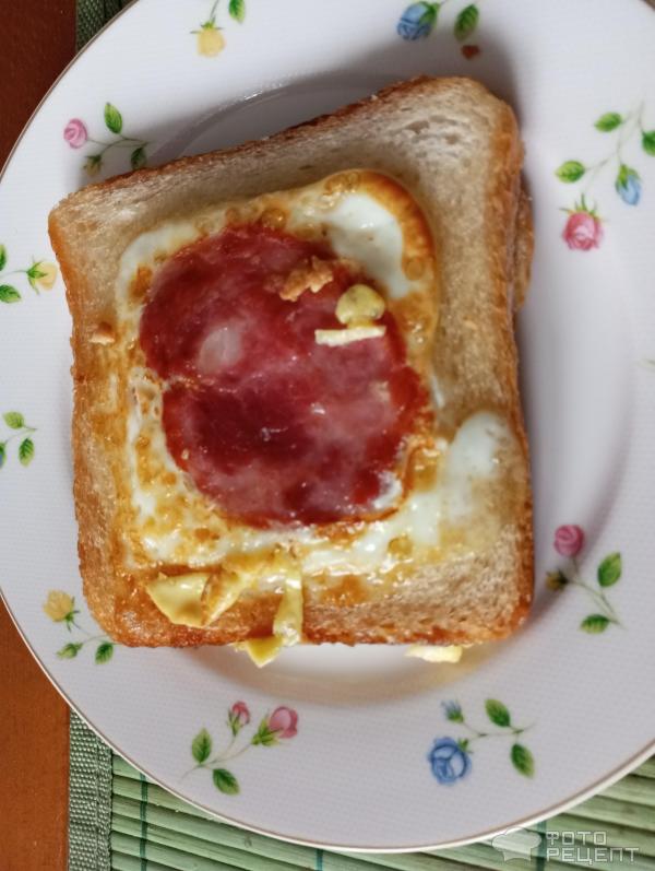 Сэндвич на сухой сковороде фото