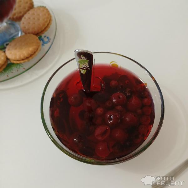 Желе черешневое фото