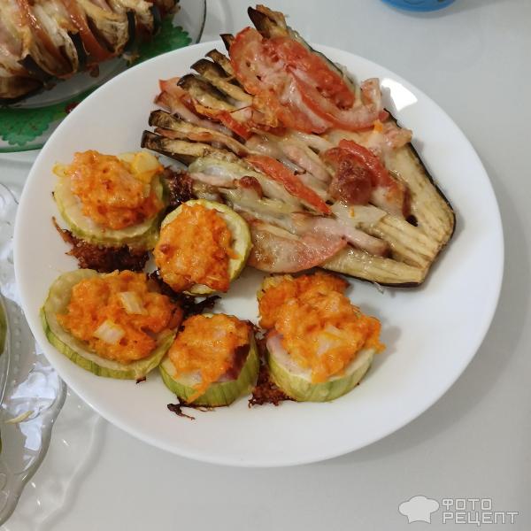 Запеченные кабачки с морковно-сырной начинкой-просто и вкусно! фото