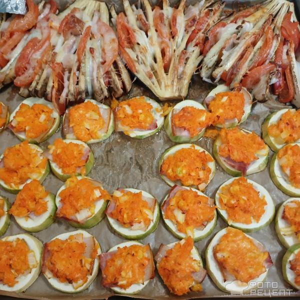 Запеченные кабачки с морковно-сырной начинкой-просто и вкусно! фото