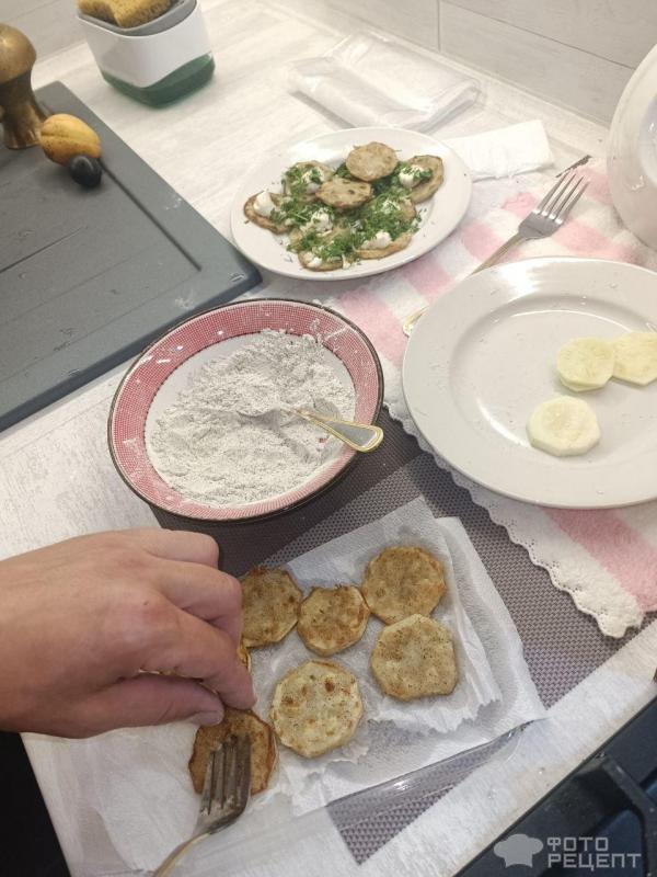 Кабачки кружочками нежные жареные в муке