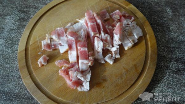 Завтрак из бекона с лавашом фото