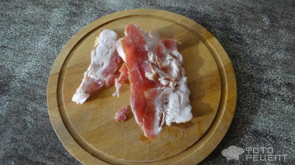 Завтрак из бекона с лавашом фото