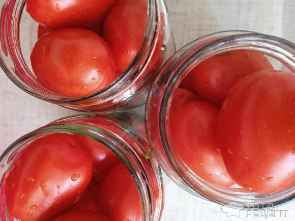 Маринованные помидоры с морковной ботвой фото