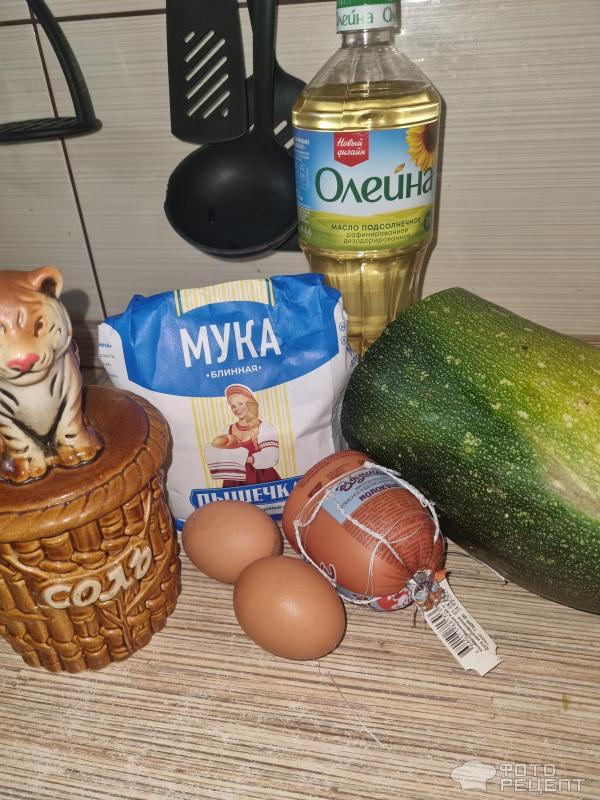 Оладьи из кабачков с блинной мукой