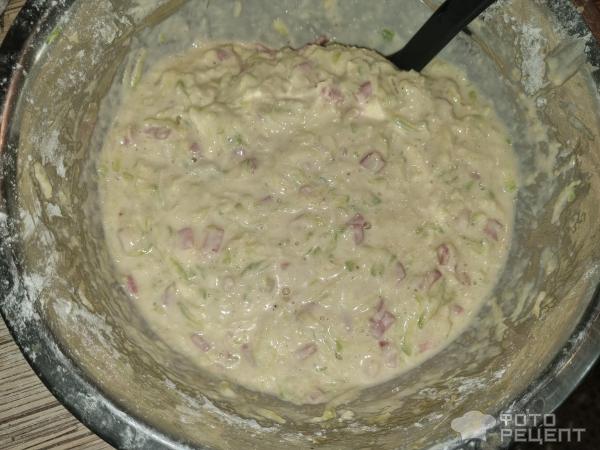 Кабачковые оладьи из блинной муки