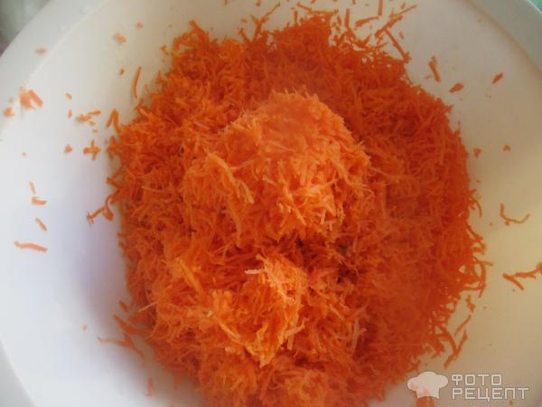 Морковный салат фото