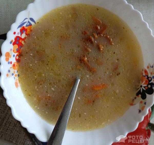 Грибной суп с лисичками