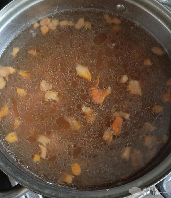 Грибной суп с лисичками