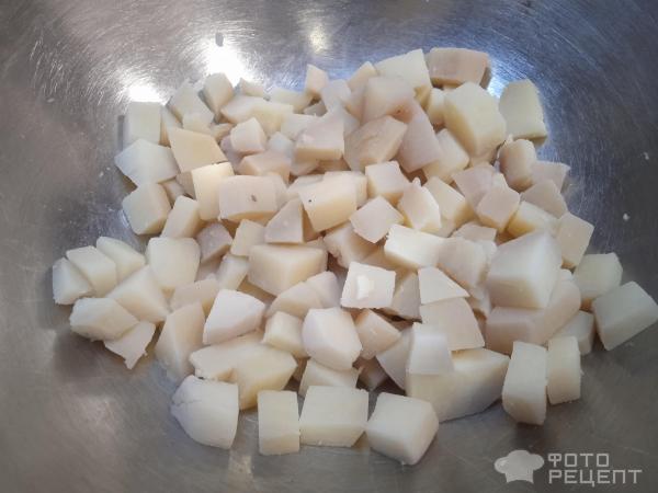 Постный овощной салат фото