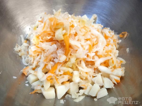 Постный овощной салат фото