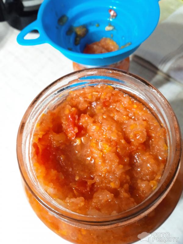 Кабачковая аджика фото