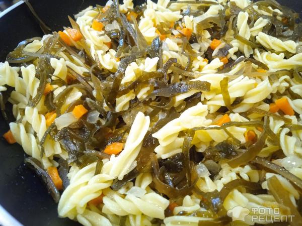 Макароны на сковороде фото