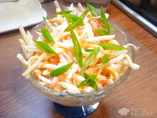 Закуска из дайкона фото