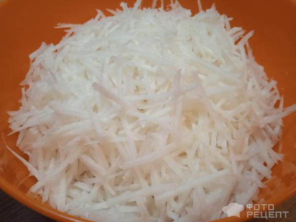 Закуска из дайкона фото